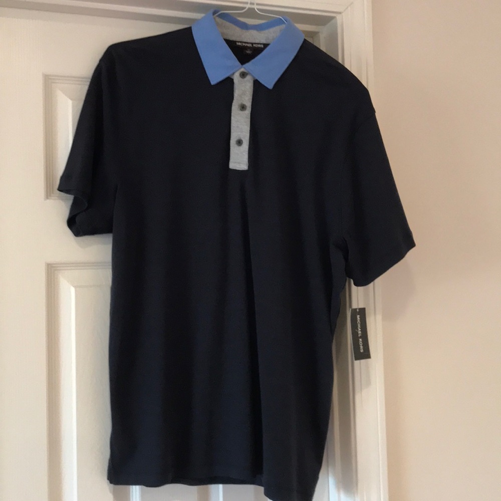 Dark Blue Michael Kors short sleeve shirt